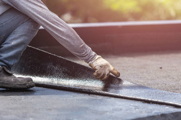 Professional Waterproofing technician working in Pittsford, NY